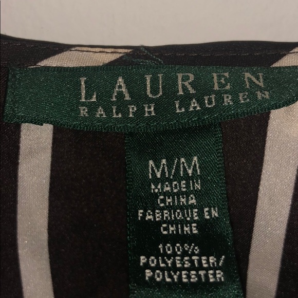 Lauren Ralph Lauren Tenney Striped Ruffle Blouse - Picture 3 of 8